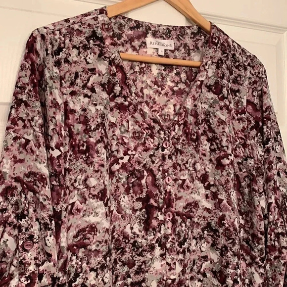 Purple/White Tunic  S - Picture 1 of 5